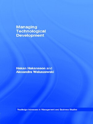 cover image of Managing Technological Development